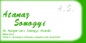 atanaz somogyi business card