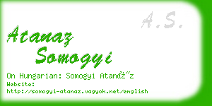 atanaz somogyi business card